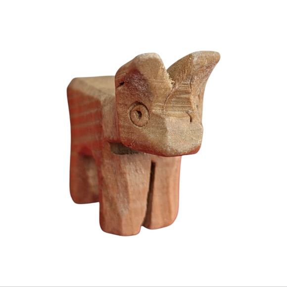 Vintage Hand Carved Olive Wood Nativity Set from the Holy Land Bethlehem 1900-50 - Picture 4 of 16